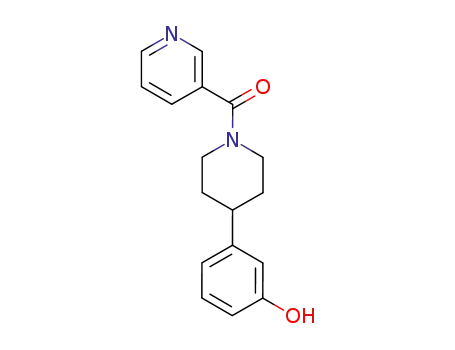 4-(3-hydroxyphenyl)-1-(3-pyridinecarbonyl)piperidine