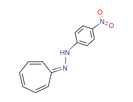 Molecular Structure of 87991-67-1 (2,4,6-Cycloheptatrien-1-one, (4-nitrophenyl)hydrazone)