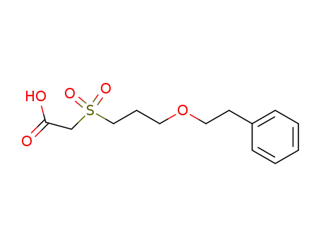 Molecular Structure of 154189-60-3 (Acetic acid, [[3-(2-phenylethoxy)propyl]sulfonyl]-)