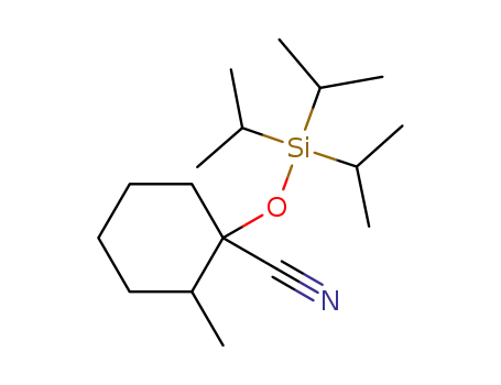 2-methyl-1-triisopropylsilanyloxy-cyclohexanecarbonitrile