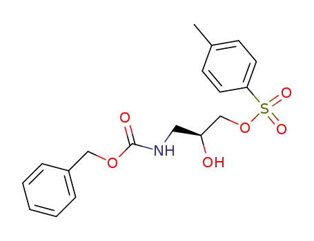 Carbamic acid,
[(2S)-2-hydroxy-3-[[(4-methylphenyl)sulfonyl]oxy]propyl]-, phenylmethyl
ester
