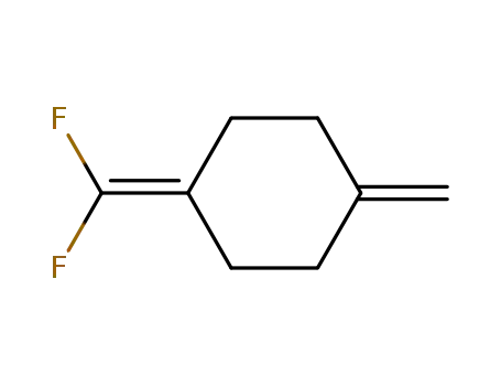 Molecular Structure of 502870-59-9 (Cyclohexane, 1-(difluoromethylene)-4-methylene-)
