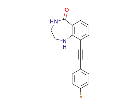 s-9-(4-Fluorophenylethynyl)-1,2,3,4-tetrahydro-benzo[e][1,4]diazepin-5-one