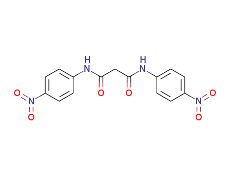 Molecular Structure of 1900-40-9 (N,N''-BIS-(4-NITRO-PHENYL)-MALONAMIDE)