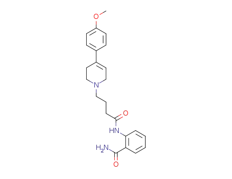 2-{4-[4-(4-methoxy-phenyl)-3,6-dihydro-2<i>H</i>-pyridin-1-yl]-butyrylamino}-benzamide