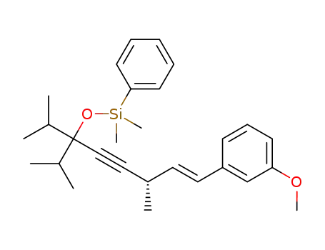 (3S)-(E)-6,6-diisopropyl-6-[dimethyl(phenyl)siloxy]-1-[3-methoxyphenyl]-3-methylhex-1-en-4-yne