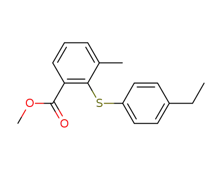 methyl 2-(4-ethylphenylsulfanyl)-3-methylbenzoate