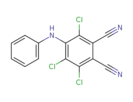 3,5,6-trichloro-4-phenylamino-phthalonitrile