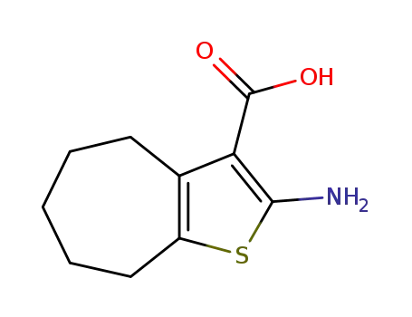 2-amino-5,6,7,8-tetrahydro-4H-cyclohepta[b]thiophene-3-carboxylic acid