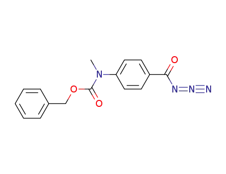 Carbamic acid, [4-(azidocarbonyl)phenyl]methyl-, phenylmethyl ester