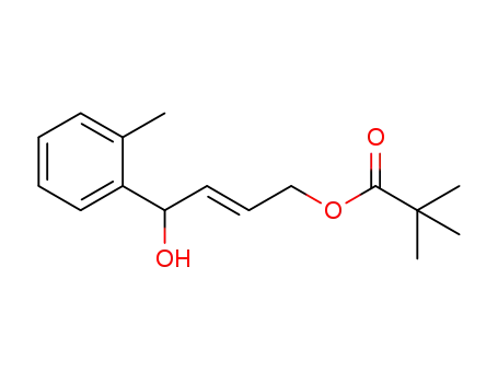 (E)-4-hydroxy-4-o-tolylbut-2-enyl pivalate
