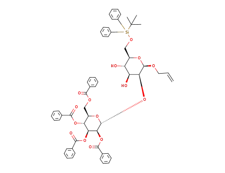 allyl 2,3,4,6-tetra-O-benzoyl-α-D-mannopyranosyl-(1->2)-6-O-tert-butyldiphenylsilyl-β-D-mannopyranoside