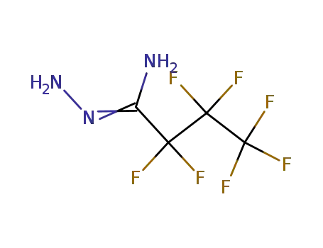 Molecular Structure of 663-24-1 (2,2,3,3,4,4,4-heptafluorobutanehydrazonamide)