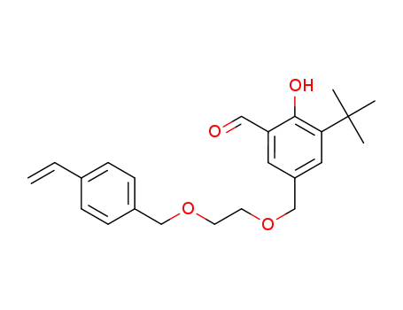 3-tert-butyl-2-hydroxy-5-[6-(4-vinylphenyl)-2,5-dioxahexyl]benzaldehyde