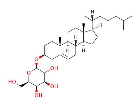 Molecular Structure of 51704-23-5 (1-O-cholesteryl-β-D-galactopyranoside)