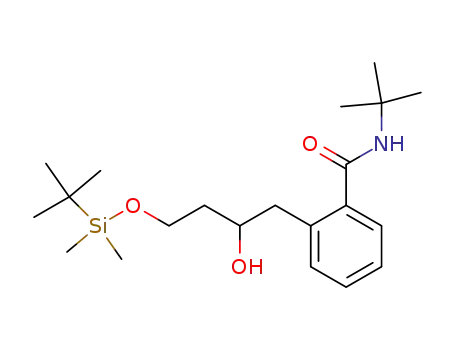 <i>N</i>-<i>tert</i>-butyl-2-[4-(<i>tert</i>-butyl-dimethyl-silanyloxy)-2-hydroxy-butyl]-benzamide