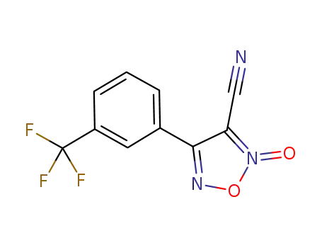 3-cyano-4-(3-(trifluoromethyl)phenyl)-1,2,5-oxadiazole 2-oxide