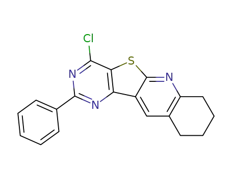 4-chloro-2-phenyl-7,8,9,10-tetrahydropyrimido[4',5':4,5]thieno[2,3-b]quinoline