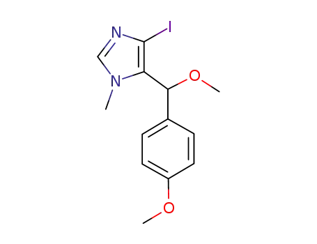 4-iodo-5-[methoxy(4-methoxyphenyl)methyl]-1-methyl-1H-imidazole