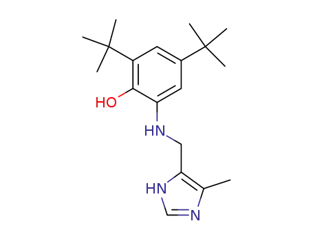 Phenol,
2,4-bis(1,1-dimethylethyl)-6-[[(5-methyl-1H-imidazol-4-yl)methyl]amino]-