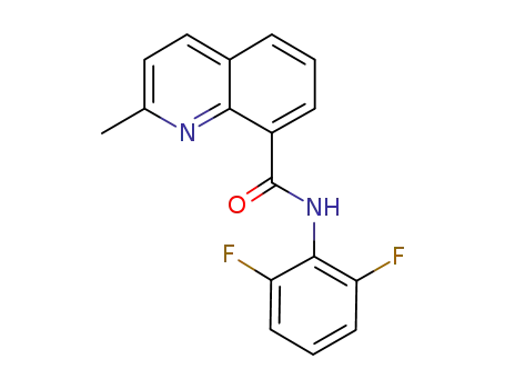 2-methyl-N-(2,6-difluoropheny)quinoline-8-carboxamide