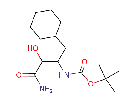 Carbamic acid, [3-amino-1-(cyclohexylmethyl)-2-hydroxy-3-oxopropyl]-,
1,1-dimethylethyl ester
