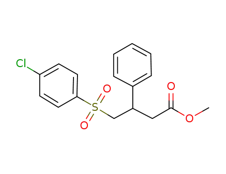 methyl 4-(4-chlorophenylsulfonyl)-3-phenylbutyrate