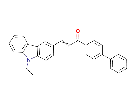 biphenyl-(N-ethylcarbazole-3-yl)ethylene ketone