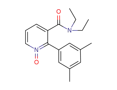 3-(diethylcarbamoyl)-2-(3,5-dimethylphenyl)pyridine 1-oxide