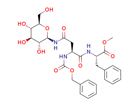 (Nα-benzyloxycarbonyl-Nγ-(β-D-glucopyranosyl)-L-asparaginyl)-L-phenylalanine methyl ester