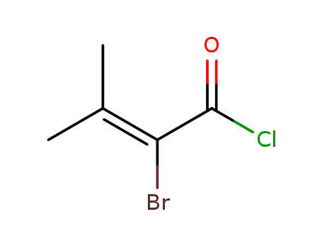 Molecular Structure of 40052-11-7 (2-Butenoyl chloride, 2-bromo-3-methyl-)