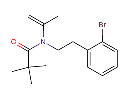 Propanamide,
N-[2-(2-bromophenyl)ethyl]-2,2-dimethyl-N-(1-methylethenyl)-