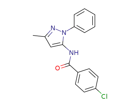 Benzamide, 4-chloro-N-(3-methyl-1-phenyl-1H-pyrazol-5-yl)-