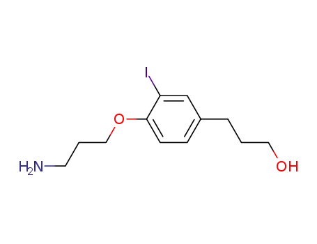 3-[4-(amino-propoxy)-3-iodo-phenyl]-propan-1-ol