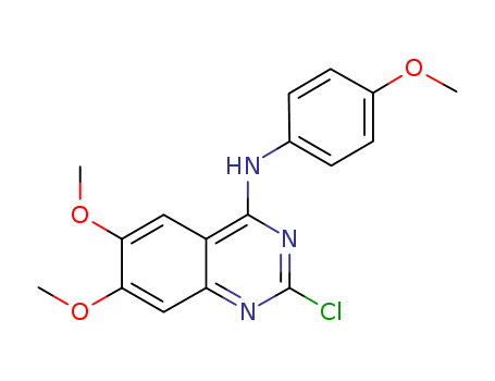 4-Quinazolinamine, 2-chloro-6,7-dimethoxy-N-(4-methoxyphenyl)-
