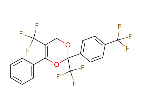 2,5-bis(trifluoromethyl)-2-(p-trifluoromethylphenyl)-6-phenyl-4H-1,3-dioxine
