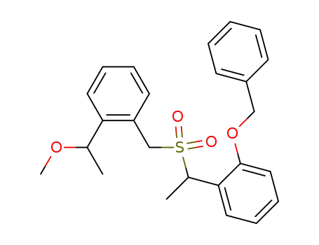 Benzene,
1-[1-[[[2-(1-methoxyethyl)phenyl]methyl]sulfonyl]ethyl]-2-(phenylmethoxy)-