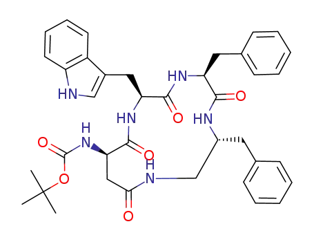 [(3R,6S,9S,12R)-3,6-Dibenzyl-9-(1H-indol-3-ylmethyl)-5,8,11,14-tetraoxo-1,4,7,10-tetraaza-cyclotetradec-12-yl]-carbamic acid tert-butyl ester