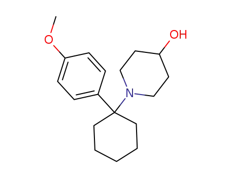 1-[1-(4-methoxyphenyl) (cyclohexyl)]-4-piperidinol