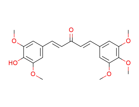 (1E,4E)-1-(4-ヒドロキシ-3,5-ジメトキシフェニル)-5-(3,4,5-トリメトキシフェニル)-1,4-ペンタジエン-3-オン