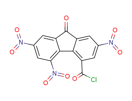 9H-Fluorene-4-carbonyl chloride, 2,5,7-trinitro-9-oxo-