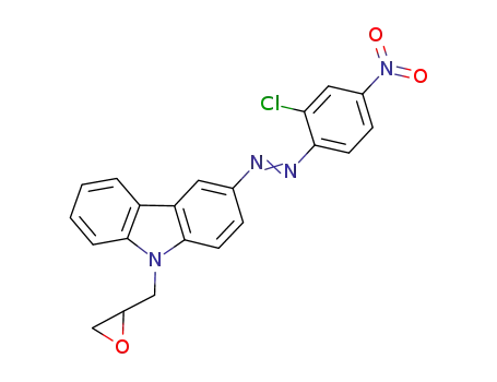 3-(2'-chloro-4'-nitrophenylazo)-N-(2,3-epoxyprpyl)-carbazole