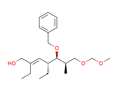 2-Hepten-1-ol,
2,4-diethyl-7-(methoxymethoxy)-6-methyl-5-(phenylmethoxy)-,
(2E,4R,5R,6R)-