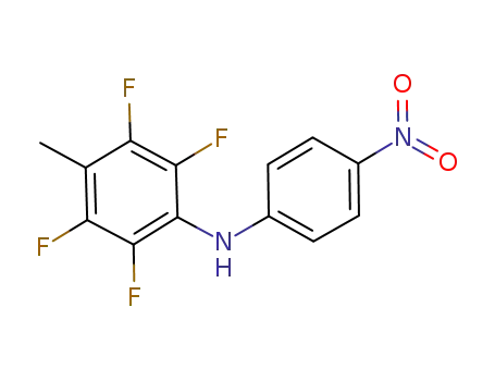 Molecular Structure of 1242434-88-3 (N-(2,3,5,6-tetrafluoro-4-methylphenyl)-4-nitrobenzenamine)