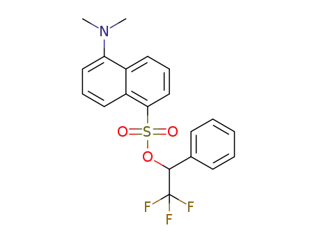 5-dimethylamino-naphthalene-1-sulfonic acid 2,2,2-trifluoro-1-phenyl-ethyl ester