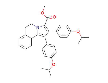 Pyrrolo[2,1-a]isoquinoline-3-carboxylic acid,
5,6-dihydro-1,2-bis[4-(1-methylethoxy)phenyl]-, methyl ester