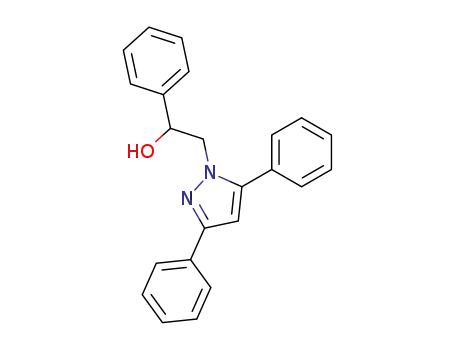 Molecular Structure of 131890-73-8 (1-(2-hydroxy-2-phenylethyl)-3,5-diphenylpyrazole)