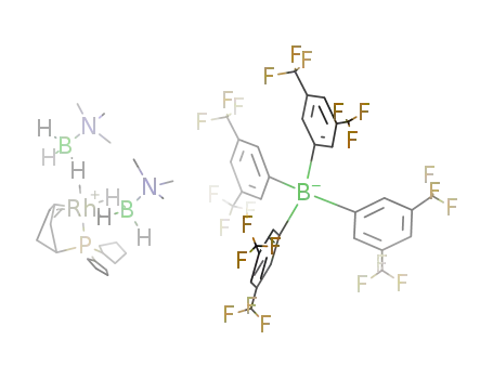 [rhodium(I)P(Cyp2)(η2-C5H7)(η2-H3BN(CH3)3)(η1-H3BN(CH3)3)]B(C6H3(CF3)2)4