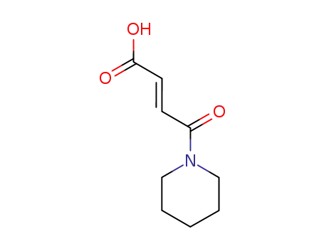 Molecular Structure of 347142-82-9 (2-Butenoic acid, 4-oxo-4-(1-piperidinyl)-, (2E)-)