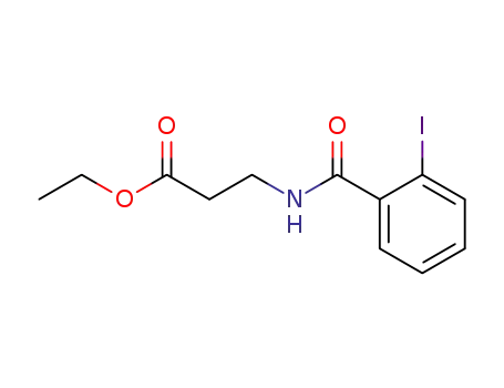 Molecular Structure of 884846-43-9 (3-(2-iodo-benzoylamino)-propionic acid ethyl ester)